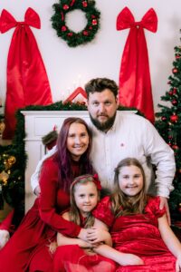 studio karo fotosessioon jõulunurgas