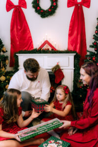 studio karo fotosessioon jõulunurgas