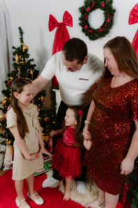 studio karo fotosessioon jõulunurgas