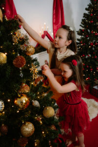 studio karo fotosessioon jõulunurgas